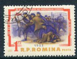 ROMANIA 1963  Railway And Oil Workers' Strike Used  Michel 2125 - Usati