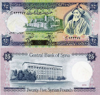 Syria 25 Pounds Year 1991 / AH1412 , P-102e, Nice Banknote In UNC Condition - Syrie