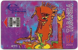 Cabo Verde - Cabo Verde Telecom - Tabanka 2001 (CN. Red), 150U, Used - Cape Verde