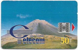 Cabo Verde - Cabo Verde Telecom - Volcano, VULCÃO Ilha Do Fogo, 50U, 09.1997, 150.000ex, Used - Kapverden