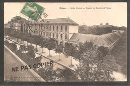 DIJON  LYCEE CARNOT   Facade   Au Dos  Cachets  Lycée  CARNOT - Dijon