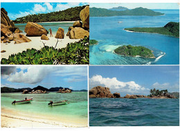 Lot 7 Cpm -  Afrique > Seychelles - ANSE COCO DIGUE HOTEL MAHE - Seychelles