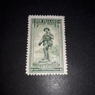 PL2540 NEW ZEALAND NUOVA ZELANDA ANZAC 1\2D "X" - Unused Stamps