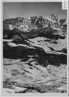 Flugaufnahme Urnäsch Mit Osteregg & Blick Zum Säntis Im Winter - Urnäsch