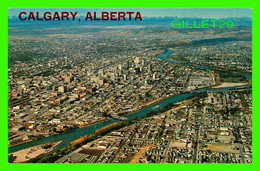 CALGARY, ALBERTA - THE BOW RIVER AND VIEW OF THE CITY -  UNITED NEWS LTD - PHOTO BY MICHAEL BURN - - Calgary