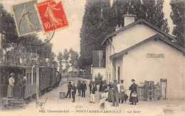 Pont-l'Abbé-d'Arnoult       17       Intérieur De La Gare - Train -          (voir Scan) - Pont-l'Abbé-d'Arnoult