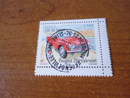 5429 OBLITERATION RONDE  SUR TIMBRE GOMME ORIGINE PEUGEOT 204 1.16€ - Used Stamps