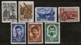 Russie 1948 N° Y&T : 1192 à 1198 Obl. - Used Stamps