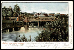 ALTE POSTKARTE LEIPA BLICK VON DER POLZENSEITE Böhmisch Böhmen Ceska Lipa Sudeten Ansichtskarte AK Postcard Cpa Boehmen - Sudeten