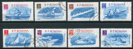 ROMANIA 1962 Boat Sports Perforated  Used.  Michel 2048-55 - Usati