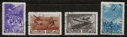 Russie 1948 N° Y&T : 1224 à 1227 Obl. - Gebruikt