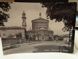 Cartolina Crema Prov Cremona Santuario S.Maria 1953 - Cremona