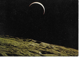 L54b027 - XA-14 - Apollo 12  - La Terre Vue De La Lune En Novembre 1969 - Editions Galaxy Contact N°00357 - Astronomy