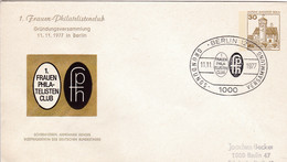 Berlin, PU 068 D2/002,  1. Frauen-Philatelistenclub - Enveloppes Privées - Oblitérées