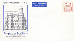 Berlin, PU 080 D2/001a, FDC  Schloss Pfaueninsel - Privatumschläge - Ungebraucht