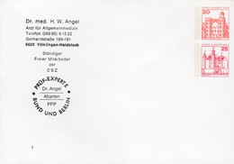 Berlin, PU 092 B2/001, Dr. Med. Angel - Privé Briefomslagen - Ongebruikt