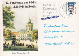 Berlin, PU 138 D2/002a,  42. Bundestag Des BDPh 1988 In Berlin - Private Covers - Used