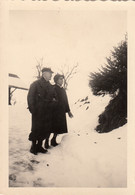 Photographie - Les Carroz D'Arâches 74 - Couple Dans La Neige - Noël 1959-1960 - Fotografie