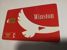 SPAIN/ ESPANA   1000pta WINSTON CIGARETTES / BIRD  Nice  Fine Used  CHIP CARD  **3907** - Emissions Privées