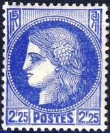 374 CERES  2,25F  BLEU  NEUF * ANNEE 1938 - Other & Unclassified