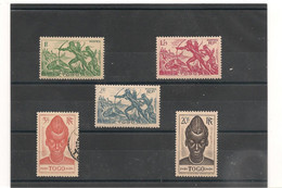 TOGO 1941 N° Y/T: 197-198-201-207-* Et 205 Oblitéré - Unused Stamps