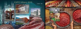 Togo 2015, Expo 2015 In Milan, Food, 3val In BF +BF - 2015 – Milán (Italia)