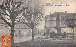 Tesson          17          Monument Aux Morts.  Route De Berneuil      (voir Scan) - Autres & Non Classés