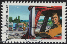 France 2020 Oblitéré Used Contre Le Covid Tous Engagés Chauffeur Routier Y&T 1919 - Used Stamps