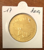 17 ÎLE DE RÉ L'ÂNE CULOTTE ATLANTIQUE MDP 2014 MEDAILLE MONNAIE DE PARIS JETON TOURISTIQUE MEDALS COINS TOKENS - 2014