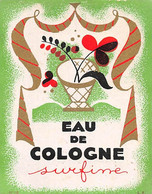 09349 "EAU DE COLOGNE SURFINE" ETICH. ORIG. - Labels