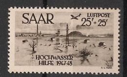 Saar - 1948 - Poste Aérienne PA N°Yv. 12 - Inondation - Neuf Luxe ** / MNH / Postfrisch - Luchtpost