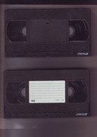 2 Cassettes K7 Videos A Re-enregistrer En Bon état : 2x 120 Mn - Altri & Non Classificati