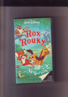 K7 Video VHS -- Rox Et Rouky - Vhs - Secam - Hifi Stereo - Walt Disney - - Dibujos Animados