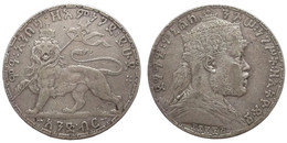 1 Birr EE1895 (1903 AD) Ethiopia - Silver - Aethiopien