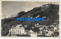 148001 SWITZERLAND GLION CON SUR CAUX VIEW PARTIAL POSTAL POSTCARD - Ilanz/Glion