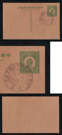 WWII JAPAN OCC SYS Postcard Sp Cancel 30th Anniv Foundation Rep Of China CHINE WW2 JAPON GIAPPONE - 1943-45 Shanghái & Nankín