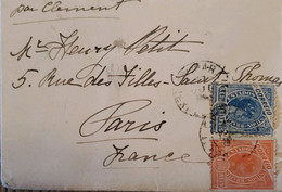 A) 1898, BRAZIL, FROM PARANA TO PARIS-FRANCE, LIBERTY STAMP - Altri & Non Classificati