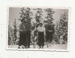 Photographie , Sports D'hiver , Ski , 1937 , DESCENTE SUR SAINT GERVAIS , 90 X 65 Mm - Sports