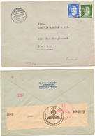 ALLEMAGNE ENV 1943 VELTEN + CENSURE AU VERSO VOIR LES SCANS  LETTRE => FRANCE - Lettres & Documents