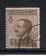 REGNO:  1922/23  B.L.P.  -  40 C. BRUNO  US. -  SOPRASTAMPA  NERA  -  SASS. 9 A - BM Für Werbepost (BLP)