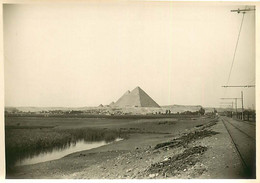 241120 - PHOTO Années 1920 - EGYPTE Les Pyramides - Guiza