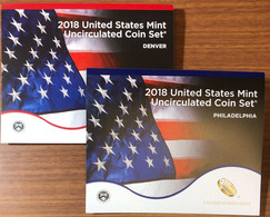 USA U.s.a. US Mint BU Coin Set 2018 D P Uncirculated Set - 1948-1963: Franklin