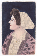 29 DOUARNENEZ Femme En Costume Et Coiffe Illustrateur P. Doaré ? VOIR DOS En 1923 - Douarnenez