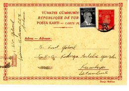Turkey 1947 Postal Card (177) - Unclassified