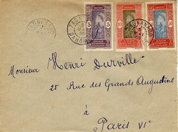 1938- Enveloppe Affr.  65 C De ZAGNANADO / DAHOMEY  Pour La France - Covers & Documents