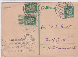 WEIMAR - 1926 - CP ENTIER De WITTEN - SONDERSTEMPEL LANDESHEIMATSPIELE W.TELL ! => MOULINS ERREUR DESTINATION MECHELEN ! - Briefkaarten