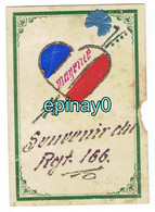 Delcampe - ALLEMAGNE - Souvenir Du 166 éme Régiment Infanterie- Mayence - MAINZ - Carte Avec Des Paillettes - Mainz