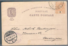 Portugal, 1898, For Uerdingen - Brieven En Documenten