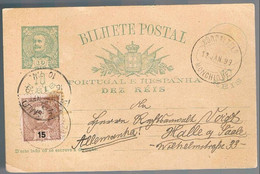 Portugal, 1899, For Alemanha - Lettres & Documents