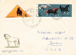 POLAND - LETTER 1963 RUDA - DUCHCOV/CSSR /AS89 - Covers & Documents